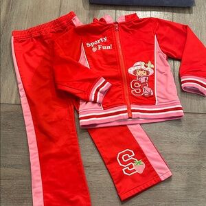 Vintage Girls Strawberry Shortcake Tracksuit | Size 4
